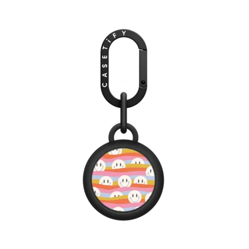 Riding the Smile Wave by Oh So Graceful | AirTag / AirTag Holder / Licorice | Image 1