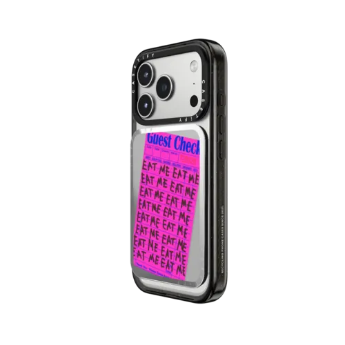 Eat Me | Snappy Cardholder Stand / Snappy Mirror Cardholder Stand MagSafe Compatible / Silver | Image 2