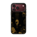 Yellow flowers black Case | iPhone 18 Pro Max / Impact Case MagSafe Compatible - Glossy / Glossy Black | Image 1