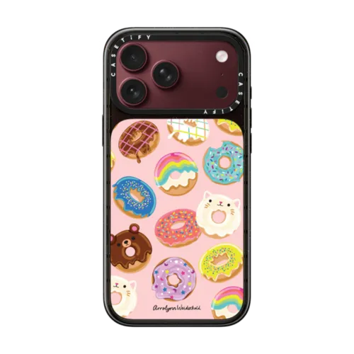 Donuts | iPhone 18 Pro Max / Impact Case MagSafe Compatible - Glossy / Glossy Black | Image 1