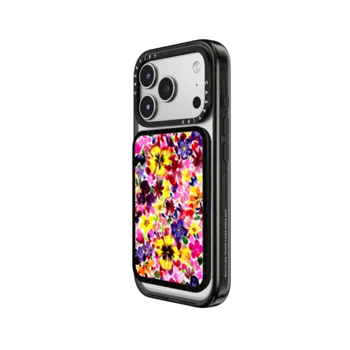 Lima Thinking Flowers | Snappy Cardholder Stand / Snappy Cardholder Stand MagSafe Compatible / Black | Image 2