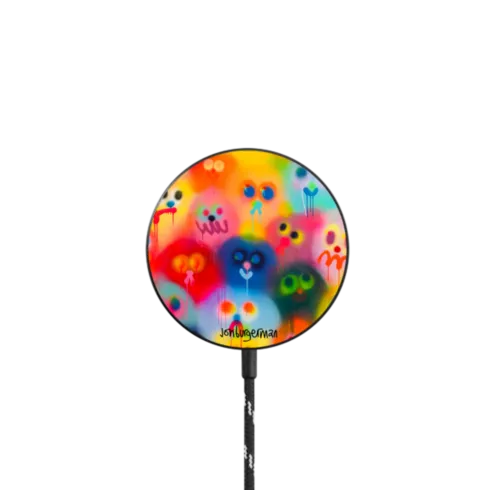 KALEIDOSCOPE |   / PowerThru Magnetic Wireless Charger MagSafe Compatible / Black | Image 1