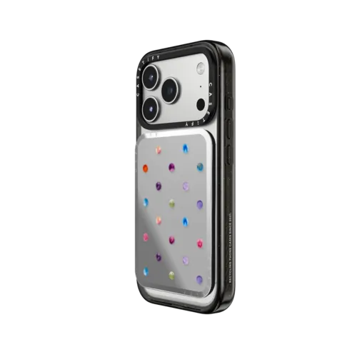 Palette of Dots Cardholder Stand | Snappy Cardholder Stand / Snappy Mirror Cardholder Stand MagSafe Compatible / Silver | Image 2