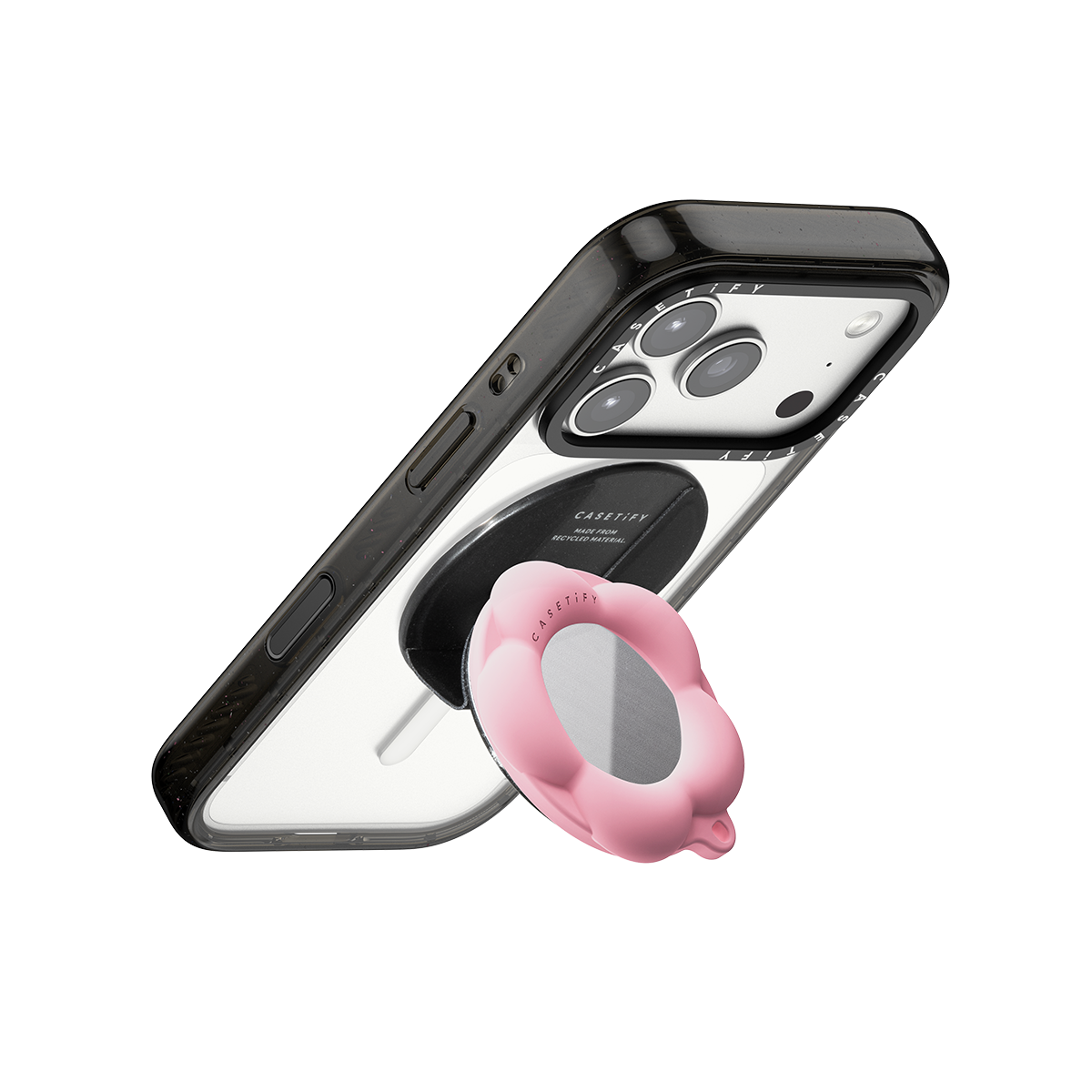 Snappy Candy Mirror Grip Stand - Pink