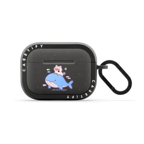 Whale Earbuds Case | AirPods Pro 2 / Earbuds Bounce Case / Matte Charcoal | Image 1
