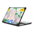Garden MacBook by Eszter Chen | MacBook Pro 14-inch (M1 - M5) / MacBook Bounce Case / Black | Image 1