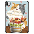 Fruit parfait cat | iPad Pro 11-inch (M4/M5) / iPad Impact Case / Black | Image 1