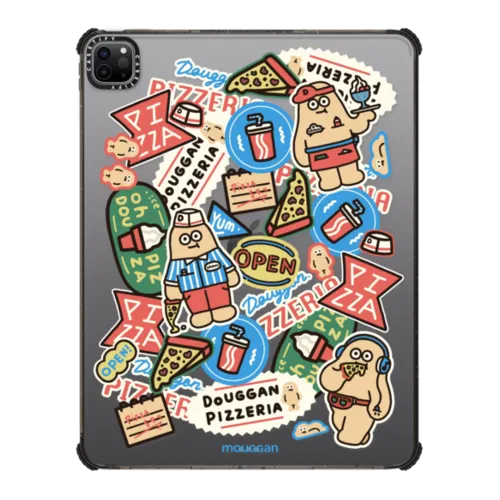 Ohdou Sticker Tablet Case | iPad Pro 12.9-inch (5th/6th gen) / iPad Impact Case / Black | Image 1