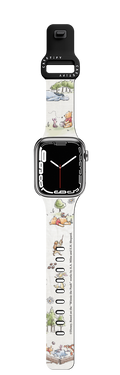 Winnie The Pooh 100 Year Anniversary Watch Band | Apple Watch Series 7-9 (45mm) / Impact Band / Black | Image 1