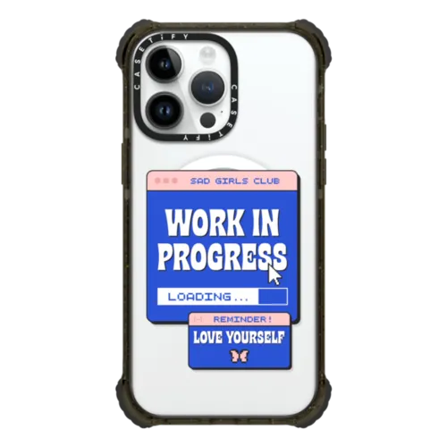 Work In Progress | iPhone 14 Pro Max / Ultra Impact Case MagSafe Compatible / Black | Image 1