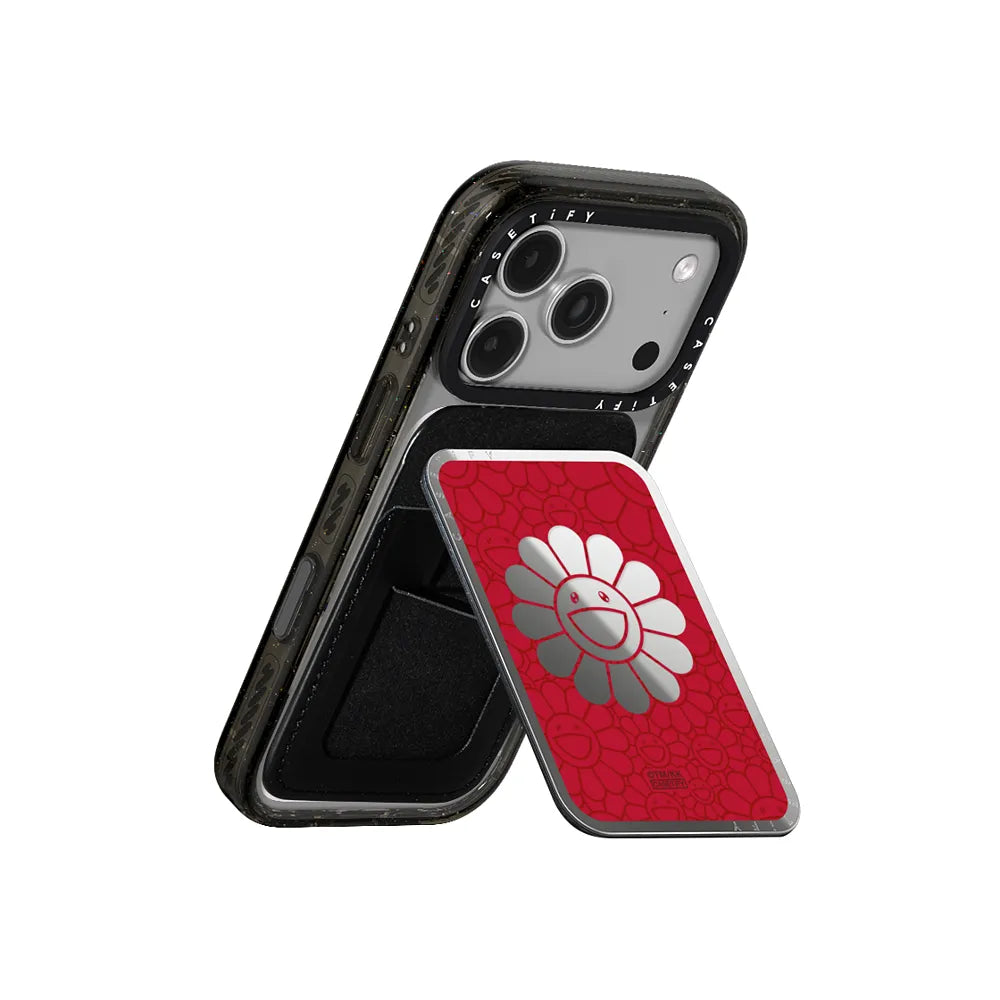 SMILE ON(RED) SNAPPY CARDHOLDER STAND