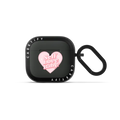 SELF LOVE BABY AIRPODS | AirPods 4 & 5 / Earbuds Bounce Case / Charcoal | Image 1