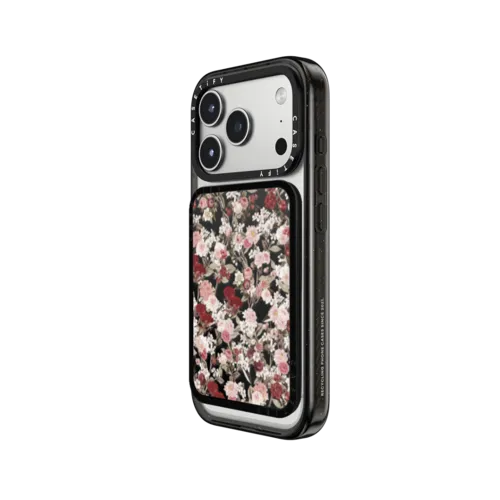 VINTAGE FLOWER MONDAY | Snappy Cardholder Stand / Snappy Cardholder Stand MagSafe Compatible / Black | Image 2