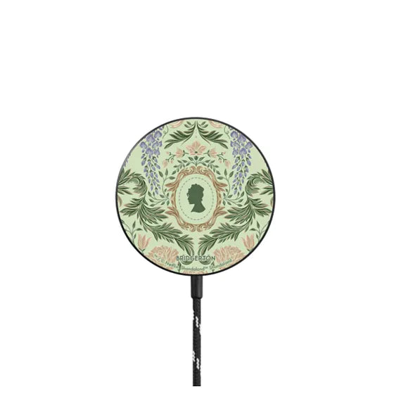 Bridgerton Damask Pattern PowerThru Wireless Charger | Image 1