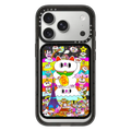 Lucky Cat's Rainbow Journey | Snappy Cardholder Stand / Snappy Cardholder Stand MagSafe Compatible / Black | Image 1