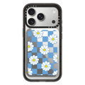 Daisy Checkers | Snappy Cardholder Stand / Snappy Mirror Cardholder Stand MagSafe Compatible / Silver | Image 1