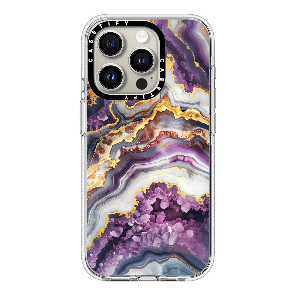 Purple Amethyst Crystal Marble | Image 1