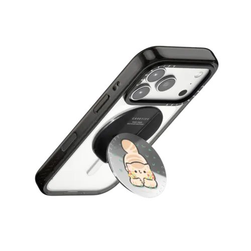 You Are My Flower Bobo | Snappy Grip Stand / Snappy Mirror Grip Stand MagSafe Compatible / Silver | Image 3