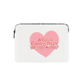 Cooler Than Being Kind by Quotes by Christie | Small (13") / Impact Laptop Sleeve / Multicolor | Image 1