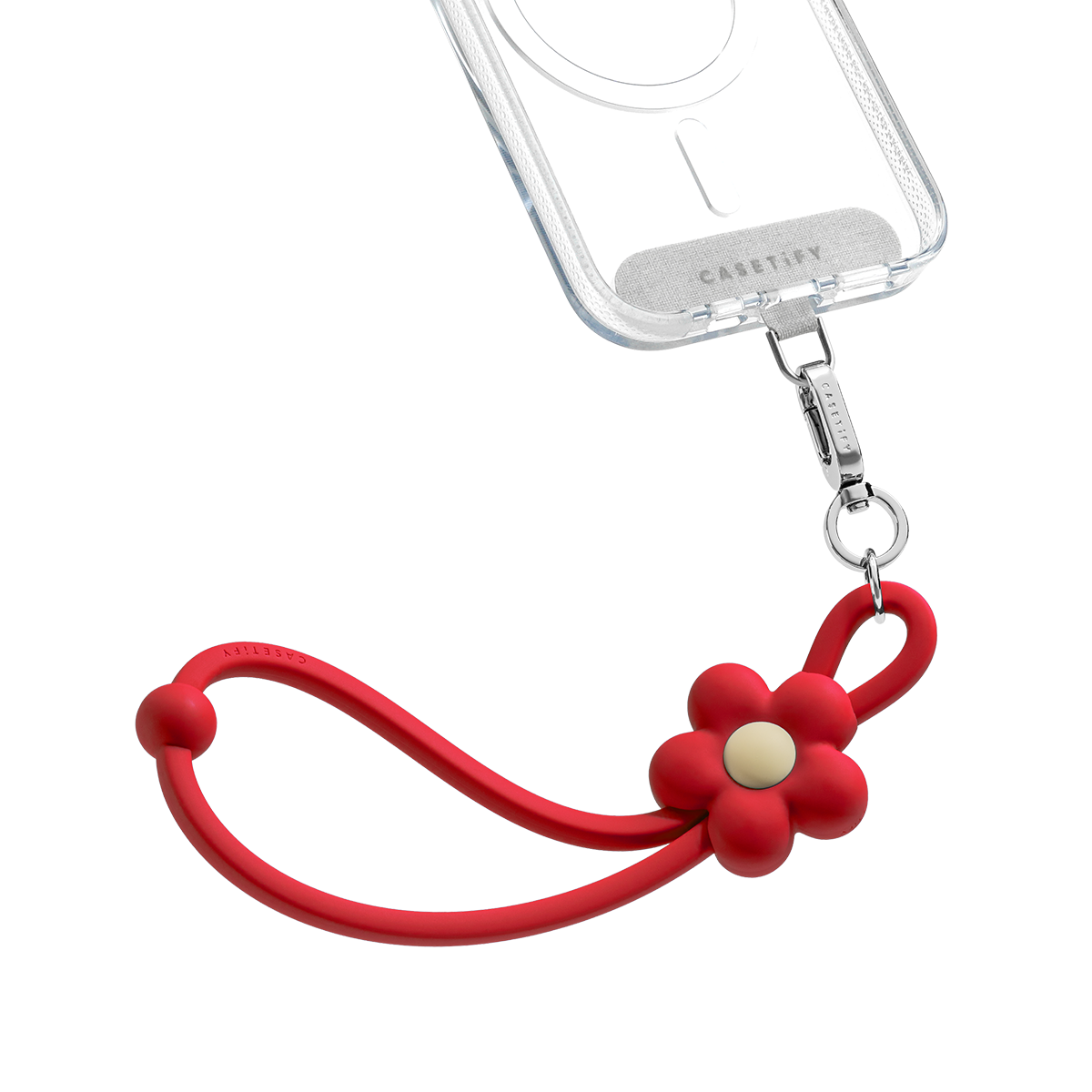 Adjustable Jelly Wristlet - Red | Image 1