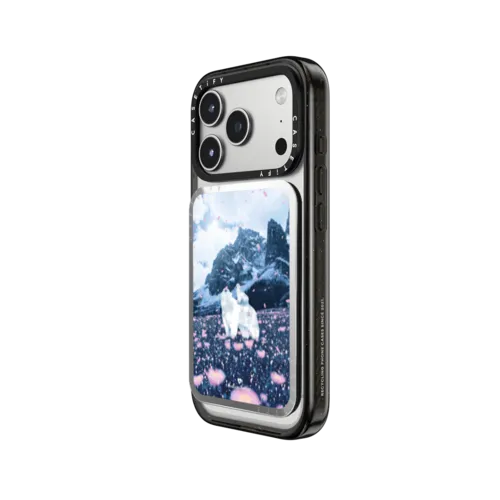 You in the flower garden | Snappy Cardholder Stand / Snappy Mirror Cardholder Stand MagSafe Compatible / Silver | Image 2