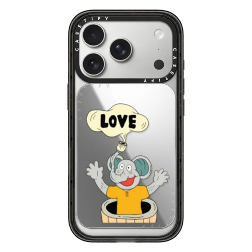 LOVE | Snappy Cardholder Stand / Snappy Mirror Cardholder Stand MagSafe Compatible / Silver | Image 1