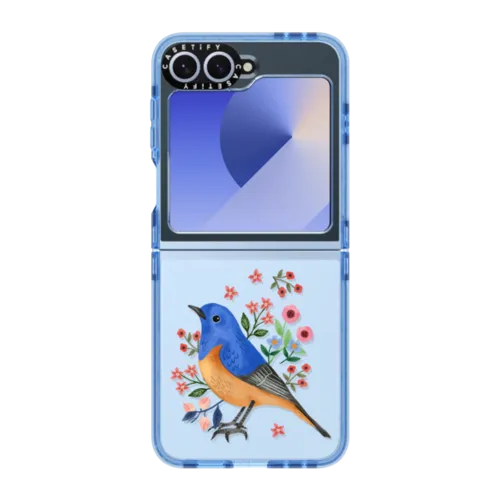 Blue Bird | Galaxy Z Flip6 / Impact Case / Baby Blue | Image 1