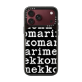 Marimekko Logo Pattern Case (Black) | iPhone 18 Pro Max / Impact Case MagSafe Compatible - Glossy / Glossy Black | Image 1