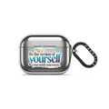 Be the Version of Yourself You Wish You Were by Okiden | AirPods Pro 3 / Earbuds Mirror Case / Silver | Image 1
