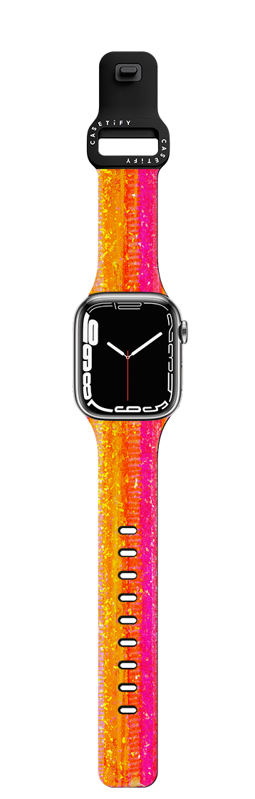 Lineation No. 62 by Ingrid Ching | Apple Watch Series 11 & 12 (46mm) / Impact Band / Black | Image 1
