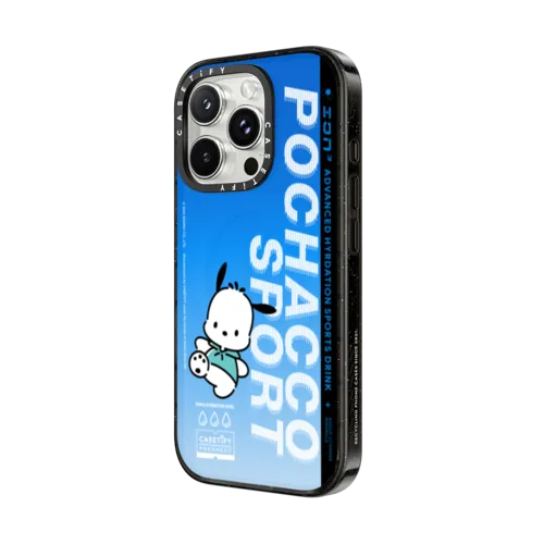 Pochacco Sports Drink Case | iPhone 16 Pro Max / Impact Case MagSafe Compatible / Black | Image 2