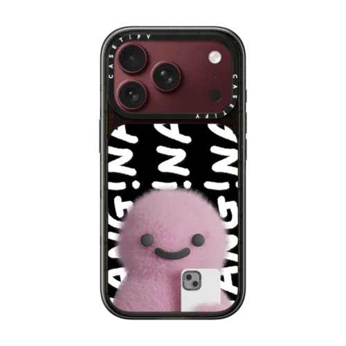Nang Dinosaurs and Phones | iPhone 18 Pro / Impact Case MagSafe Compatible - Glossy / Glossy Black | Image 1