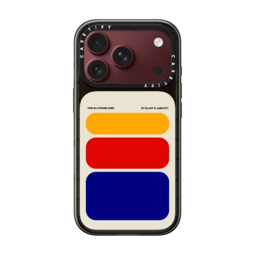Shapes - Elliot Ulm | iPhone 18 Pro / Impact Case MagSafe Compatible - Glossy / Glossy Black | Image 1
