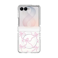 Pink Bownet | Galaxy Z Flip8 / Impact Clear Magnetic Case / Clear | Image 1