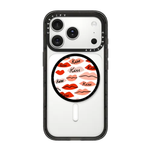 Kiss Kiss | Snappy Grip Stand / Snappy Grip Stand MagSafe Compatible / Black | Image 1
