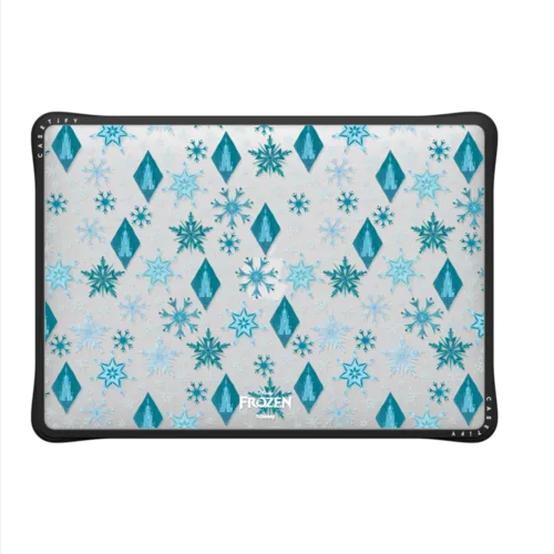 Ice Castle Pattern Laptop Case | MacBook Air 13-inch (M1 / Intel) / MacBook Impact Case / Black | Image 2