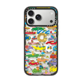 Things That Go Pattern Phone Case | iPhone 17 Pro Max / Impact Case MagSafe Compatible / Black | Image 1