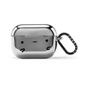 sad potato face by sad potato club | AirPods Pro 2 / Earbuds Mirror Case / Silver | Image 1