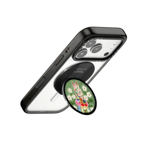 Rabbit Hug | Snappy Grip Stand / Snappy Grip Stand MagSafe Compatible / Black | Image 3
