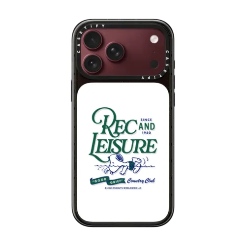 Snoopy Rec & Leisure Case | iPhone 18 Pro Max / Impact Case MagSafe Compatible - Glossy / Glossy Black | Image 1