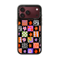 Retro Checkerboard by Illustrated By Charlie | iPhone 18 Pro Max / Impact Case MagSafe Compatible - Glossy / Glossy Black | Image 1