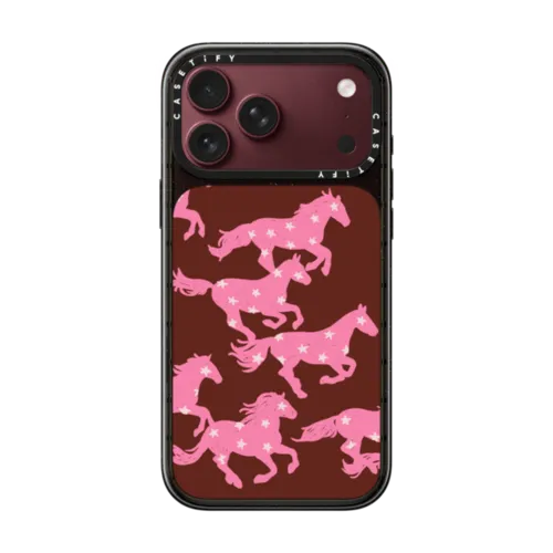 Wild Horses | iPhone 18 Pro Max / Impact Case MagSafe Compatible - Glossy / Glossy Black | Image 1