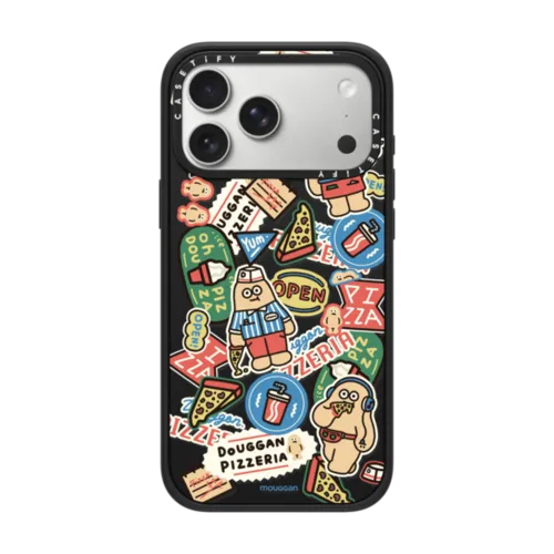 Ohdou Sticker Case | iPhone 17 Pro Max / Impact Case MagSafe Compatible / Matte Black | Image 1