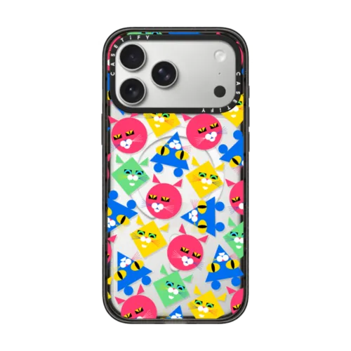 Simple Cat - 12 | iPhone 17 Pro Max / Impact Case MagSafe Compatible / Black | Image 1
