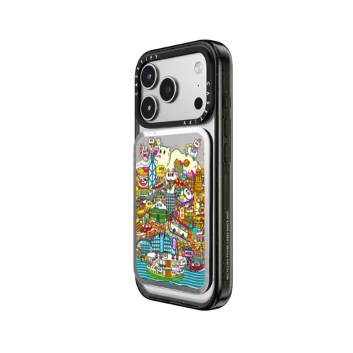 Hong Kong Spirit Embraced By Lion Rock | Snappy Cardholder Stand / Snappy Mirror Cardholder Stand MagSafe Compatible / Silver | Image 2