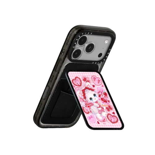 Pretty Heart !!! | Snappy Cardholder Stand / Snappy Cardholder Stand MagSafe Compatible / Black | Image 3