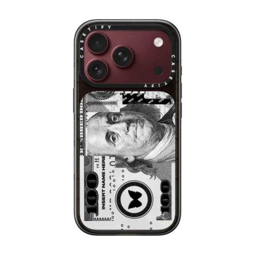 Show Me The Money | iPhone 18 Pro / Impact Case MagSafe Compatible - Glossy / Glossy Black | Image 1
