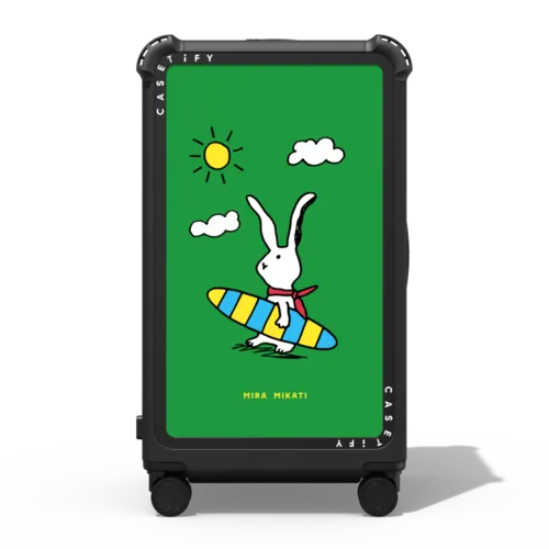 Surf's Up | 29" Check-In Trunk Suitcase / Bounce Suitcase / Matte Black | Image 1