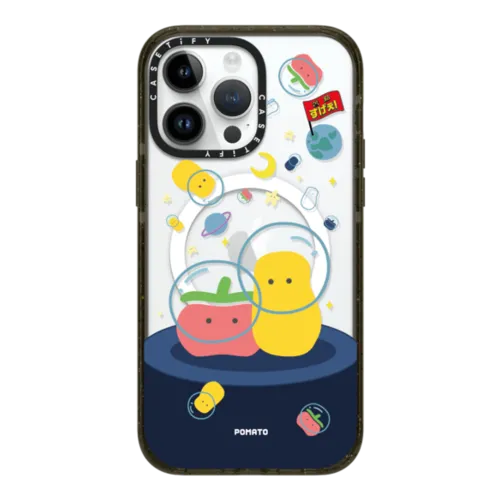Pomato Universe | iPhone 14 Pro Max / Impact Case MagSafe Compatible / Black | Image 1