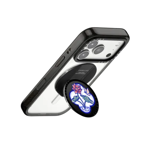 Lotus Pond | Snappy Grip Stand / Snappy Grip Stand MagSafe Compatible / Black | Image 3